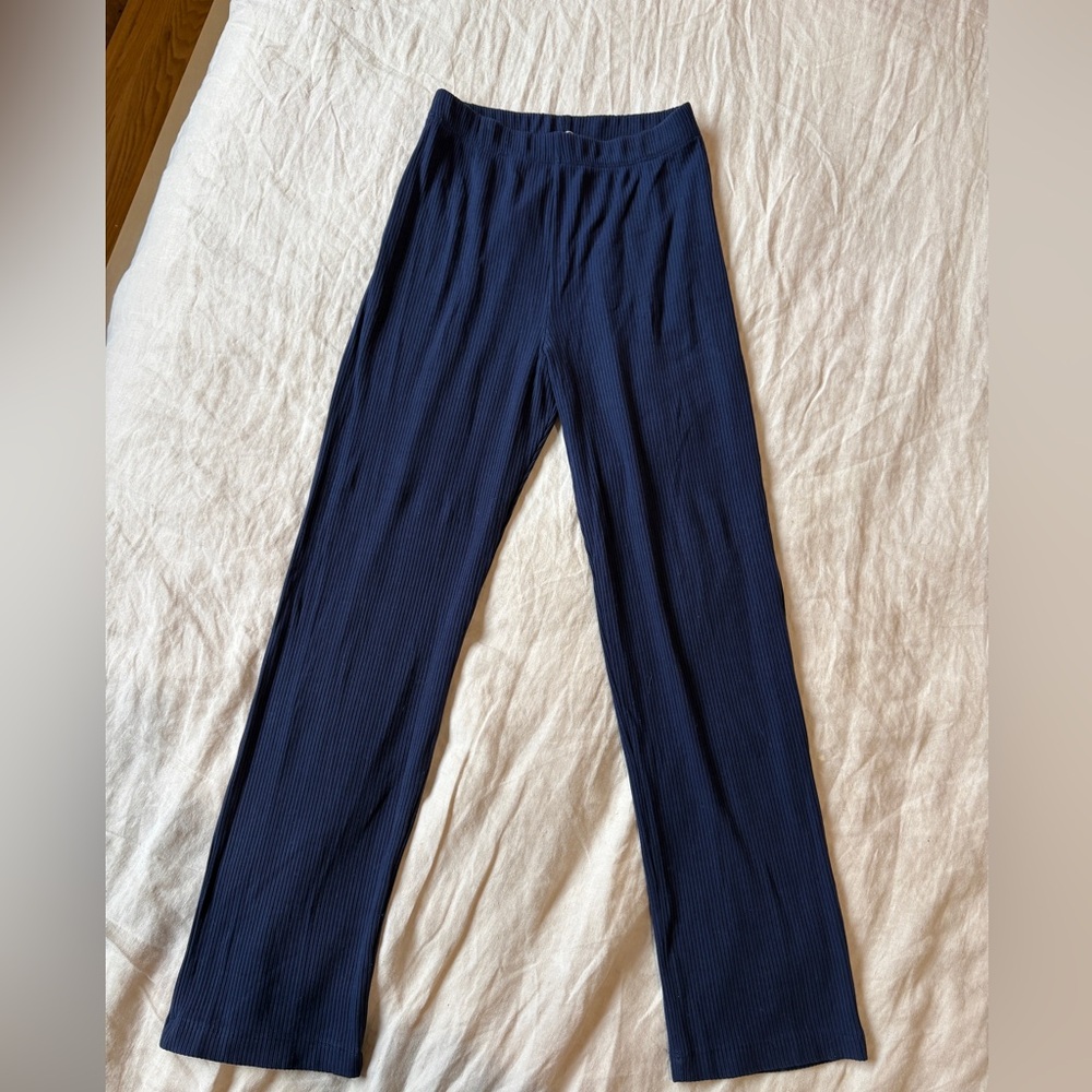 Reformation Navy Ribbed Set - Picture 5 of 9